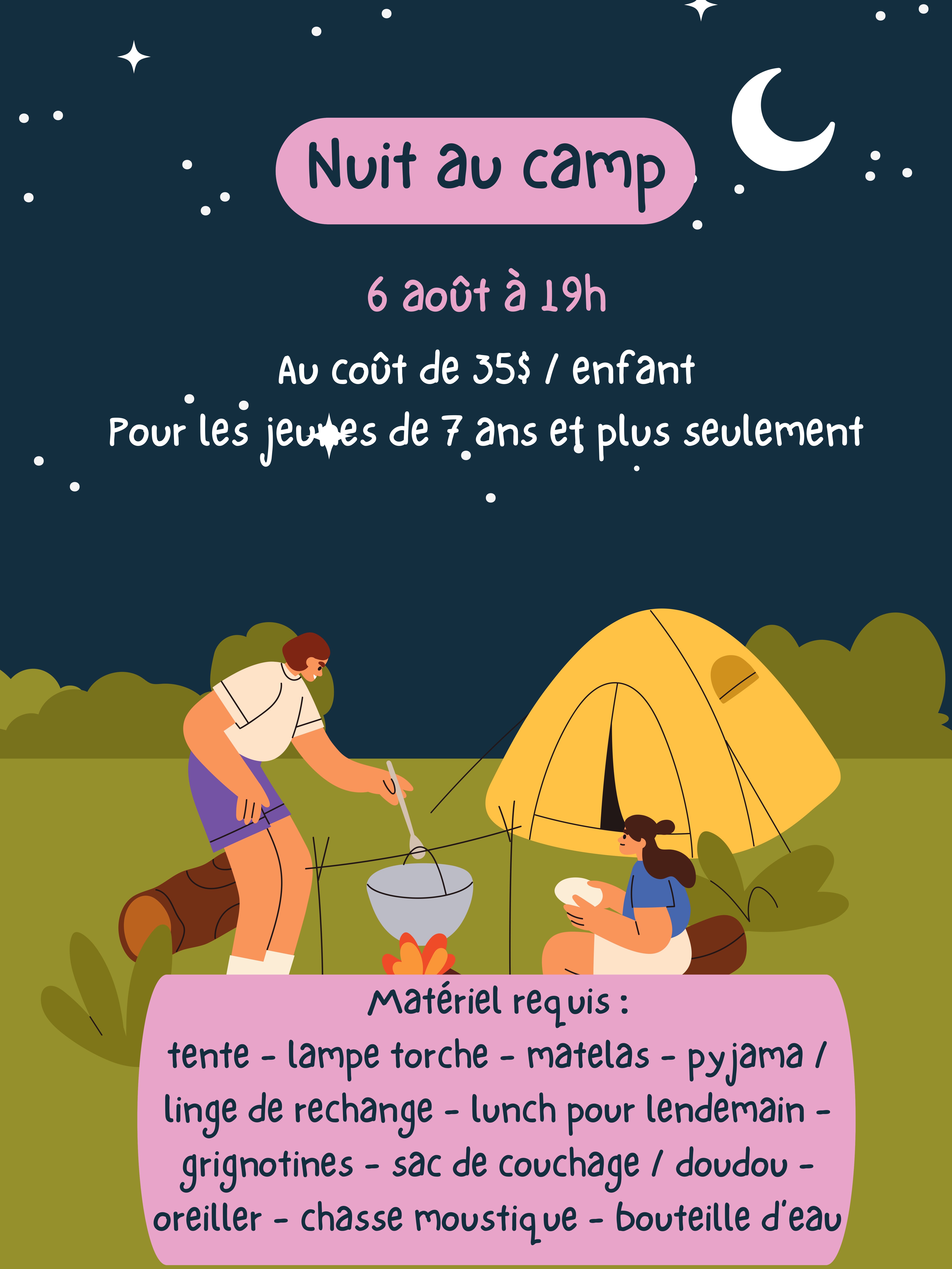 Nuit au camp